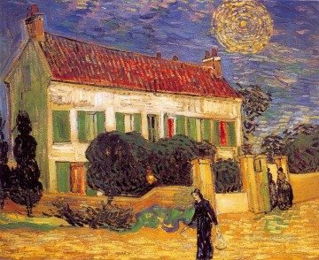 White House at Night Vincent van Gogh Oil Paintings